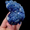 Natural Blue Fluorite and Crystal Mineral Specimen,High Quality Specimen,HUANGGANG LIANG,INNER MONGOLIA,CHINA(67*70*50mm) - image 3