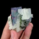 Natural Blue Fluorite and Crystal Mineral Specimen,High Quality Specimen,YAO GANG XIAN,HUNAN,CHINA(57*44*42mm) - image 2