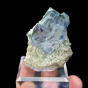 Natural Blue Fluorite and Mica Coexist comes from Yaogangxian, Hunan 35*25*40MM - image 5