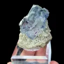 Natural Blue Fluorite and Mica Coexist comes from Yaogangxian, Hunan 35*25*40MM - image 4