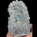 Natural Blue Fluorite and Quartz Cluster, Mineral Specimen:Fujian,China (120*165*60MM) - image 2