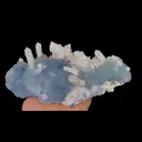 Natural Blue Fluorite and Quartz Cluster, Mineral Specimen:Yaogangxian,Hunan (200*110*85MM) - image 2