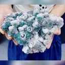 Natural Blue Fluorite and Quartz Clusters Coevolved comes from Inner Mongolia,China 250*210*100MM - image 1