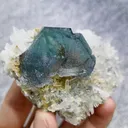 Natural Blue Fluorite and Quartz comes from Fujian,China 80*60*40MM - image 4