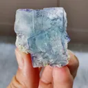 Natural Blue Fluorite and Quartz comes from Yaogangxian,Hunan 40*35*25MM - image 3