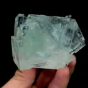 Natural Blue Fluorite and Quartz, Mineral Specimen:Yaogangxian,Hunan (85*60*45MM) - image 3