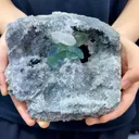 Natural Blue Fluorite and Quartz Symbiosis comes from Fujian,China 150*160*60MM - image 1