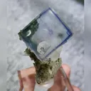 Natural Blue Fluorite and Quartz Symbiosis comes from Yaogangxian,Hunan 35*50*20MM - image 1