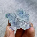 Natural Blue Fluorite comes from Inner Mongolia,China 40*40*20MM - image 3