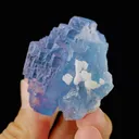 Natural Blue Fluorite comes from Yaogangxian,Hunan 45*40*30MM - image 3
