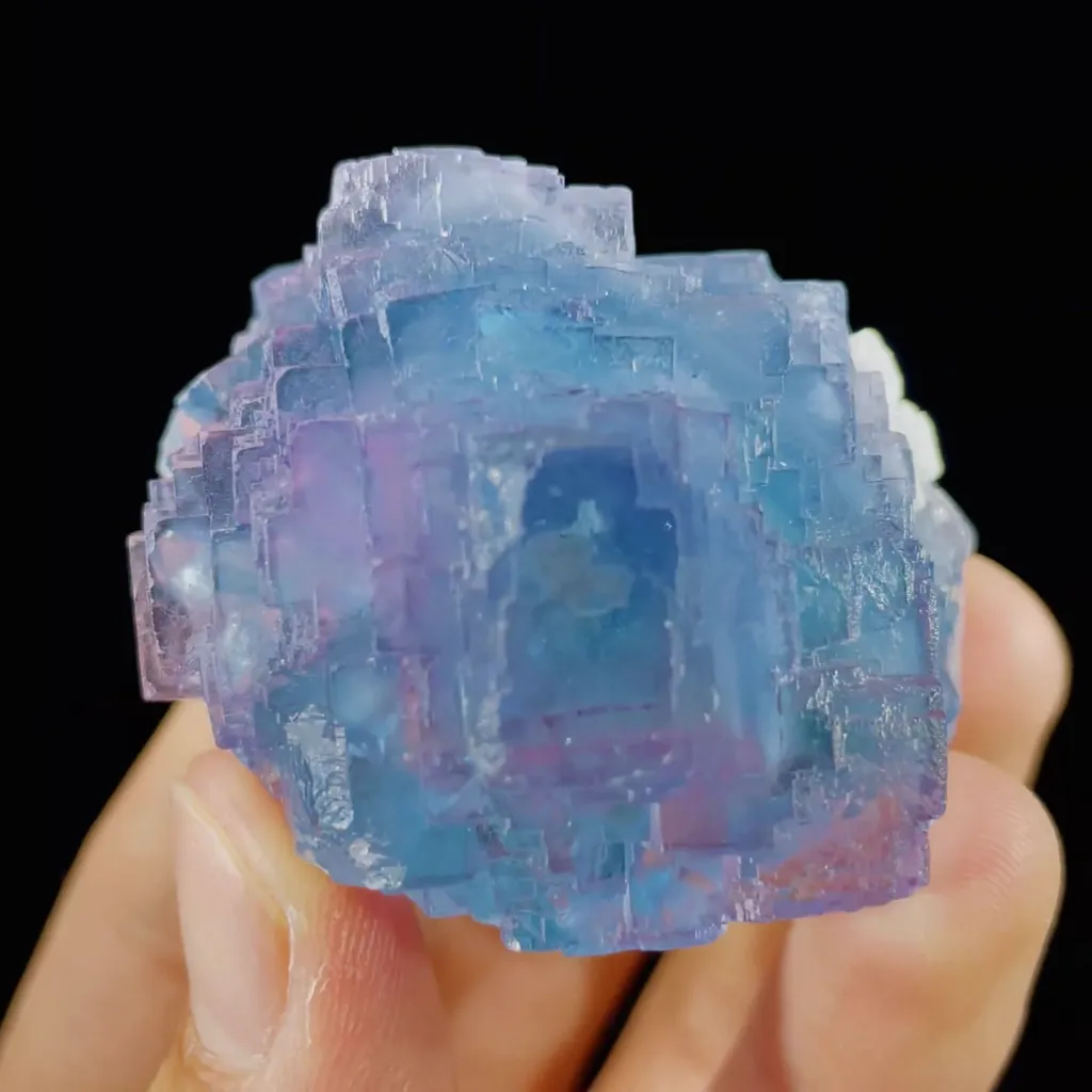 Natural Blue Fluorite comes from Yaogangxian,Hunan 45*40*30MM - image 2