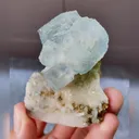 Natural Blue Fluorite comes from Yaogangxian,Hunan 45*65*30MM - image 1