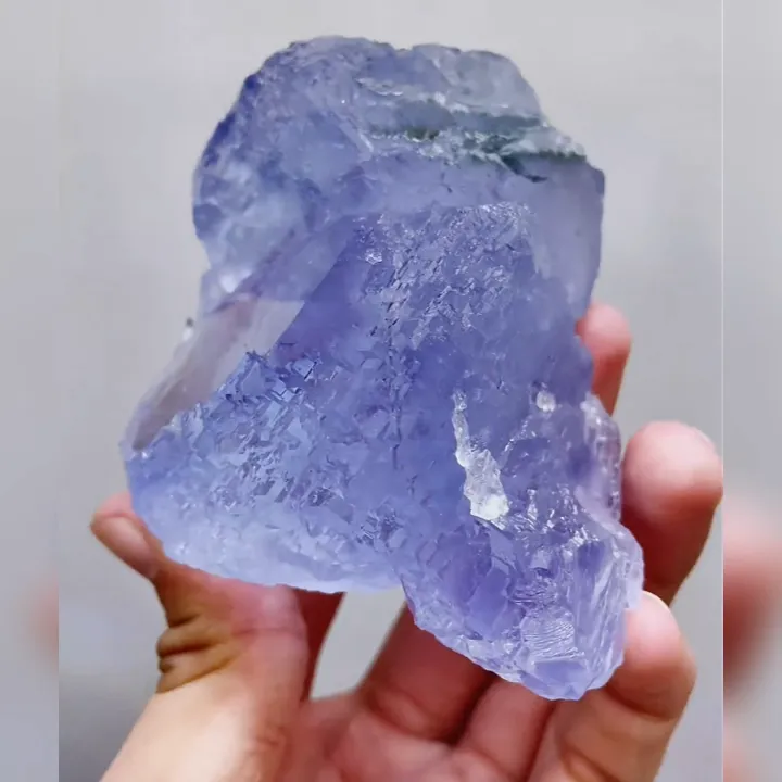 Natural Blue Fluorite comes from Yaogangxian,Hunan 90*65*55MM - image 4