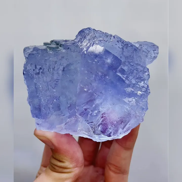Natural Blue Fluorite comes from Yaogangxian,Hunan 90*65*55MM - image 7