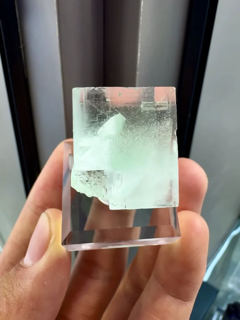 Natural  Blue Fluorite comes from Zhejiang,China 15*20*25 MM - image 5