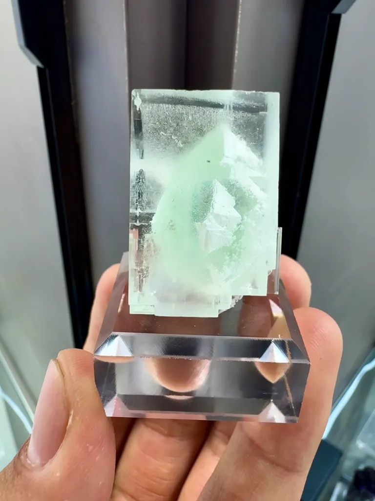 Natural  Blue Fluorite comes from Zhejiang,China 15*20*25 MM - image 7