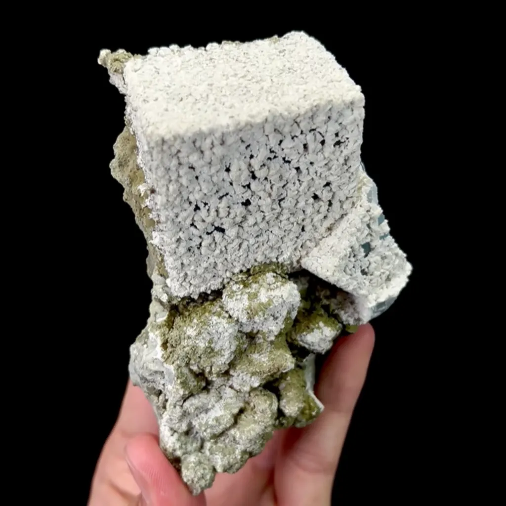 Natural Blue Fluorite Dolomite,Cube Mineral Specimen:GUANGXI (110*75*50mm) - image 3