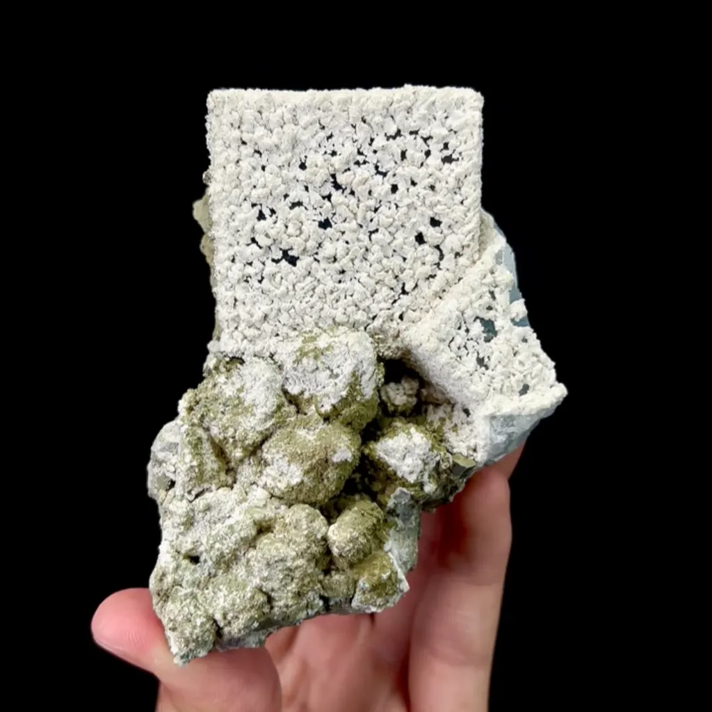 Natural Blue Fluorite Dolomite,Cube Mineral Specimen:GUANGXI (110*75*50mm) - image 4