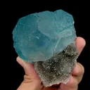 Natural Blue Fluorite, Mineral Specimen:FUJIAN China (80*55*75mm) - image 3