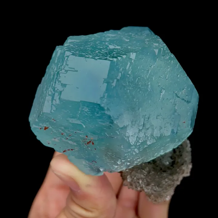 Natural Blue Fluorite, Mineral Specimen:FUJIAN China (80*55*75mm) - image 2