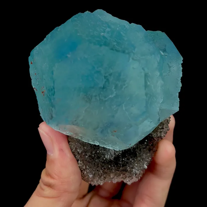 Natural Blue Fluorite, Mineral Specimen:FUJIAN China (80*55*75mm) - image 4