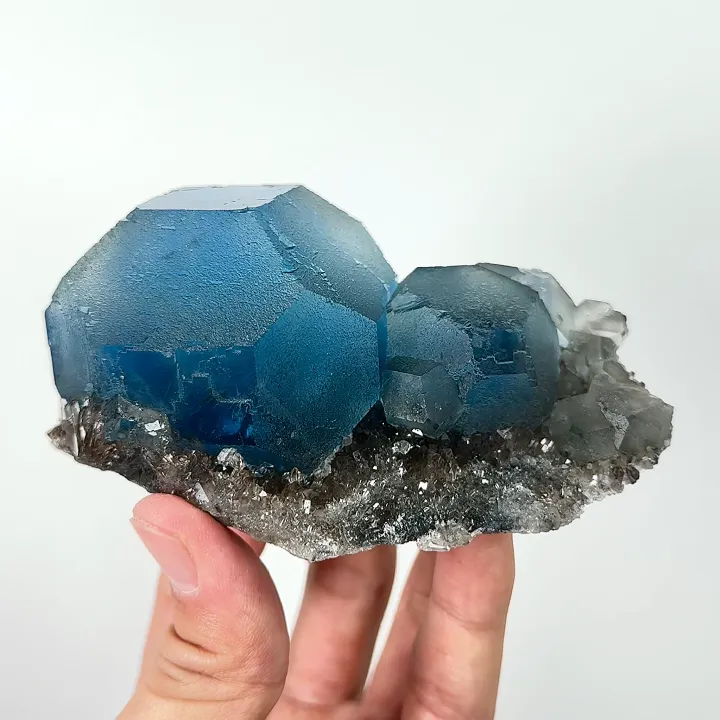 Natural Blue Fluorite, Mineral Specimen:Fujian,China (105*75*50MM) - image 4