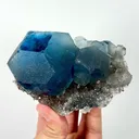 Natural Blue Fluorite, Mineral Specimen:Fujian,China (105*75*50MM) - image 3