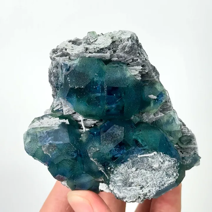Natural Blue Fluorite, Mineral Specimen:Fujian,China (75*70*40MM) - image 4