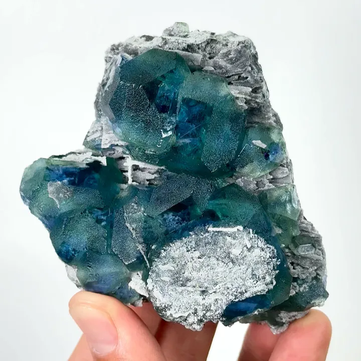 Natural Blue Fluorite, Mineral Specimen:Fujian,China (75*70*40MM) - image 5