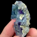 Natural Blue Fluorite Mineral Specimen,High Quality Cube Specimen:YAOGANGXIAN,CHINA(57*26*23mm) - image 3