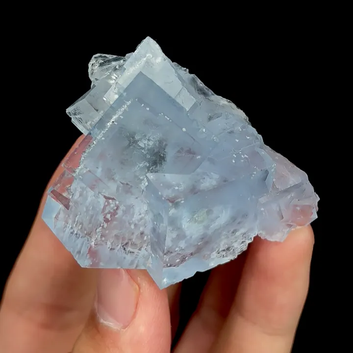 Natural Blue Fluorite Mineral Specimen,High Quality Cube Specimen:ZHEJIANG,CHINA(51*44*24mm) - image 2