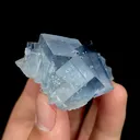 Natural Blue Fluorite Mineral Specimen,High Quality Cube Specimen:ZHEJIANG,CHINA(51*44*24mm) - image 3