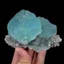 Natural Blue Fluorite Mineral Specimen,High Quality Specimen,FUJIAN,CHINA(100*67*55mm) - image 1