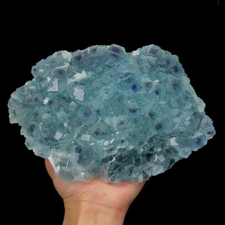 Natural Blue Fluorite Mineral Specimen,High Quality Specimen,SHIZHUYUAN,HUNAN,CHINA(230*147*53mm) image