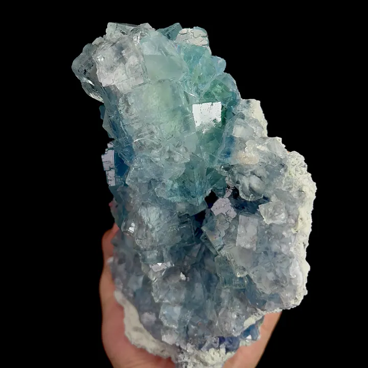 Natural Blue Fluorite Mineral Specimen,High Quality Specimen,XIANGHUALING,HUNAN,CHINA(175*110*70mm) - image 2