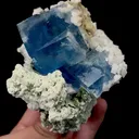 Natural Blue Fluorite Mineral Specimen,High Quality Specimen,YAO GANG XIAN,HUNAN,CHINA(70*75*90mm) - image 4
