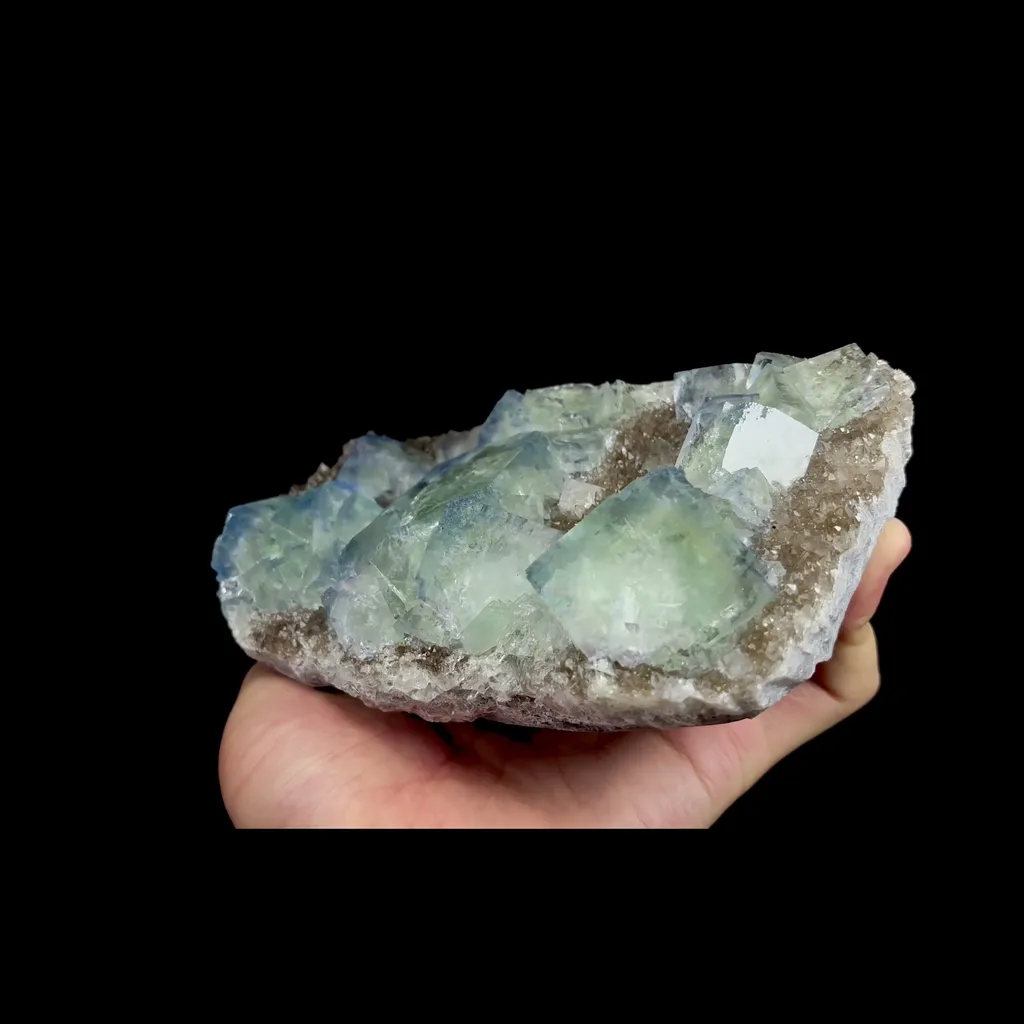 Natural Blue Fluorite Mineral Specimen,High Quality Specimen,ZHEJIANG,CHINA(160*90*50mm) - image 2