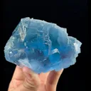 Natural Blue Fluorite, Mineral Specimen:Yaogangxian,Hunan (105*70*60MM) - image 1