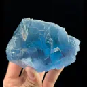 Natural Blue Fluorite, Mineral Specimen:Yaogangxian,Hunan (105*70*60MM) - image 3