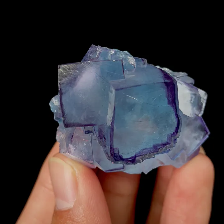 Natural Blue Fluorite, Mineral Specimen:Yaogangxian,Hunan (40*30*30MM) - image 4