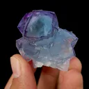 Natural Blue Fluorite, Mineral Specimen:Yaogangxian,Hunan (40*30*30MM) - image 2