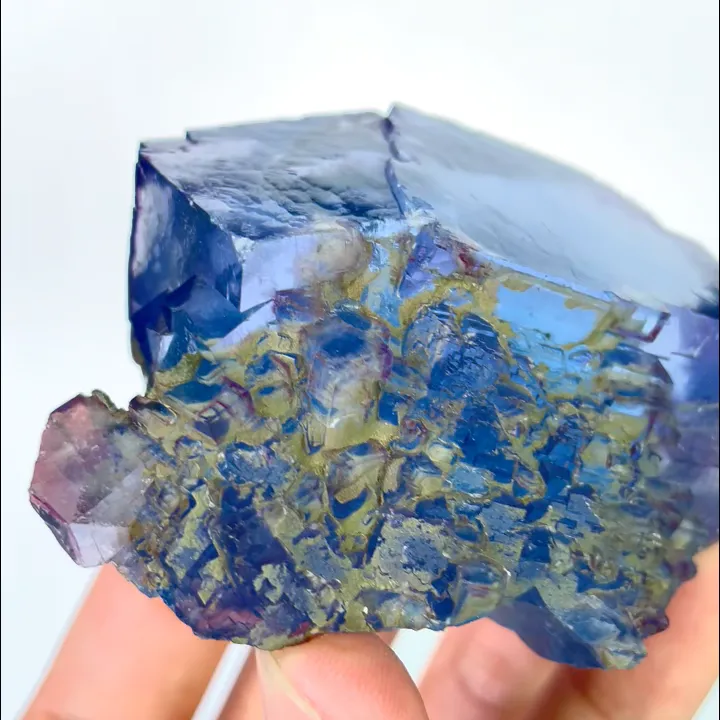 Natural Blue Fluorite, Mineral Specimen:Yaogangxian,Hunan (65*45*30MM) - image 3