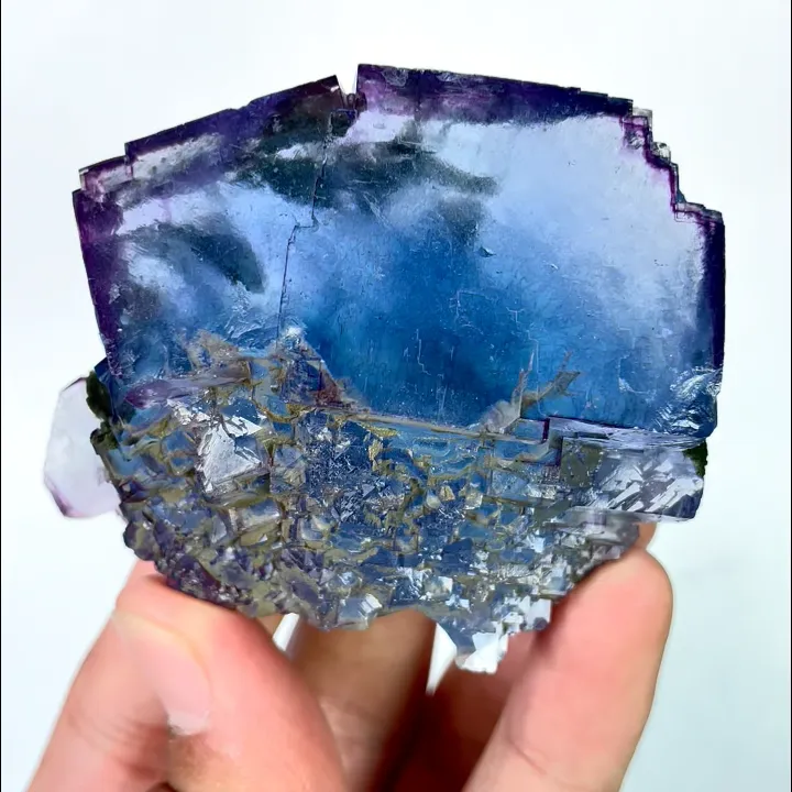 Natural Blue Fluorite, Mineral Specimen:Yaogangxian,Hunan (65*45*30MM) - image 5