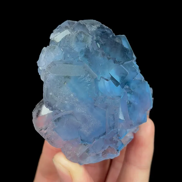 Natural Blue Fluorite, Mineral Specimen:Yaogangxian,Hunan (65*60*30MM) image