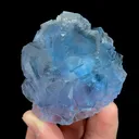 Natural Blue Fluorite, Mineral Specimen:Yaogangxian,Hunan (65*60*30MM) - image 6