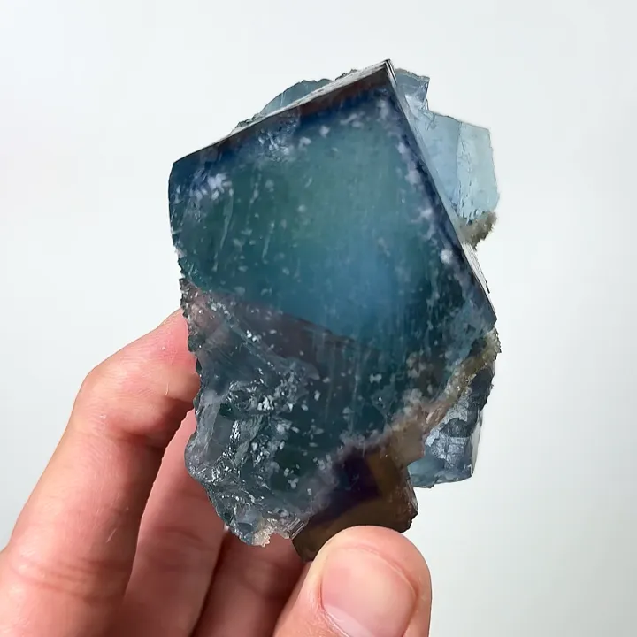 Natural Blue Fluorite, Mineral Specimen:Yaogangxian,Hunan (70*70*45MM) - image 2