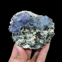 Natural Blue Fluorite, Mineral Specimen:Yaogangxian,Hunan (90*70*40MM) - image 2