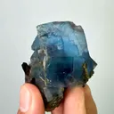 Natural Blue Fluorite & Quartz,Mineral Specimen :Yaogangxian,Hunan (40*50*40mm) - image 3