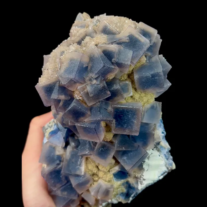 Natural Blue Fluorite,Cube Mineral Specimen: FUJIAN (180*130*75mm) - image 2