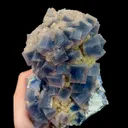 Natural Blue Fluorite,Cube Mineral Specimen: FUJIAN (180*130*75mm) - image 2